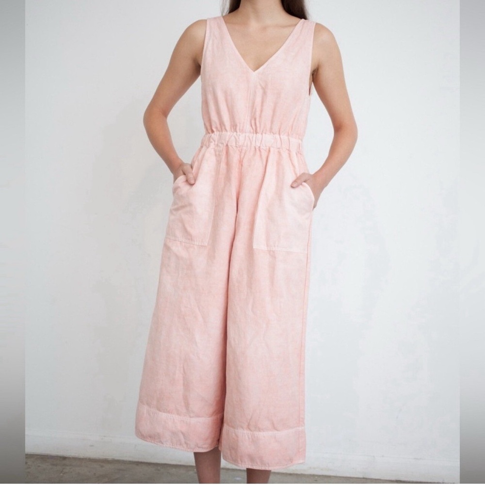 Lucky Brand Soft Pink Sleeveless Jumpsuit